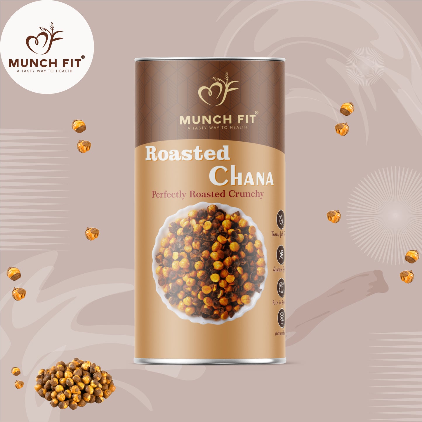 Millet & Savory Mix Combo Magic Masala 1x30g, Chilli Garlic 1x30g, Tangy Tomato 1x30g, Roasted Chana 1x75g Salted Peanuts 1x75g, Himalayan Salt Makhna 1x20g Pack