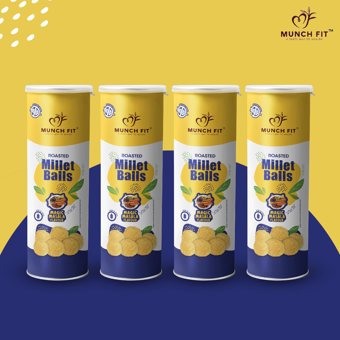 MILLET BALLS (CANISTER) - MAGIC MASALA FLAVOUR (MULTIPACK)