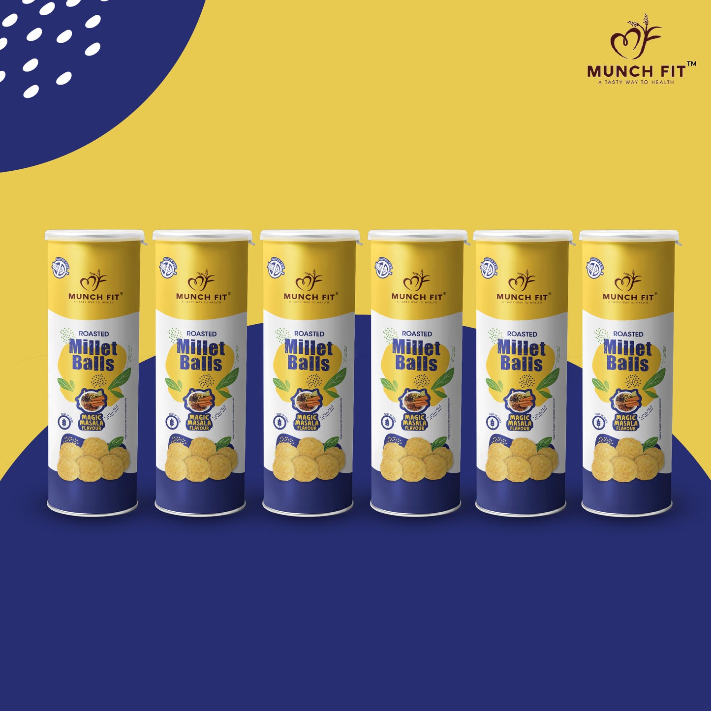 MILLET BALLS (CANISTER) - MAGIC MASALA FLAVOUR (MULTIPACK)