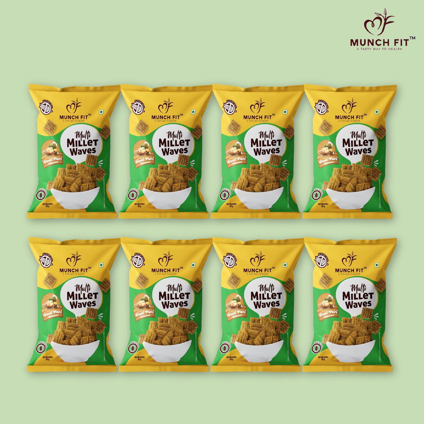 MULTI MILET WAVES - PANI PURI FLAVOUR (MULTIPACK)