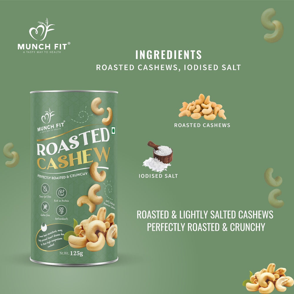 
                  
                    Munch fit Healthy Basket green strip Roasted Cashew, Smoked Almond and salted daily nuts canisters, one Gift, Waves, Rings, Sticks, Garlic puff pouches
                  
                